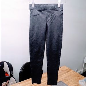 ❤️4/$20 Fox Girls dark grey denim jeggings US8